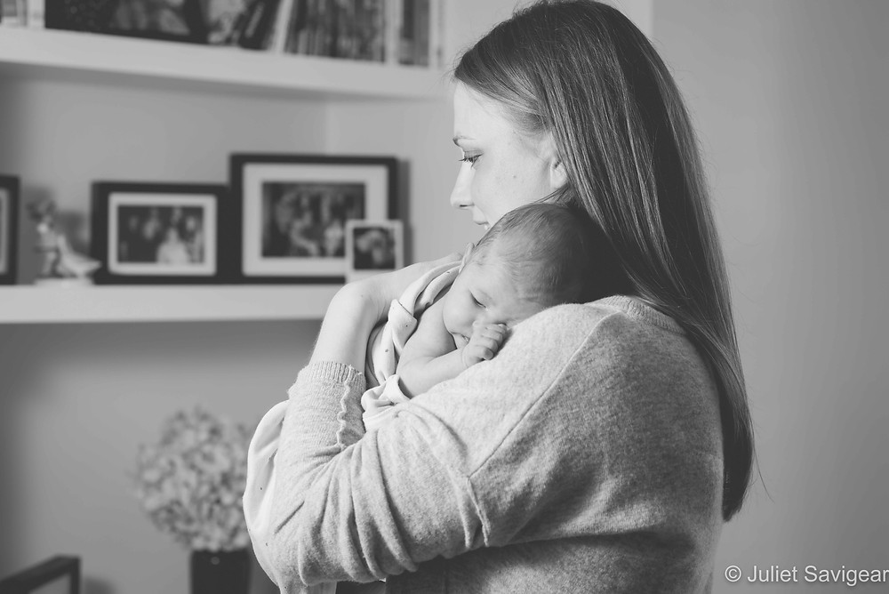 Baby photography at home