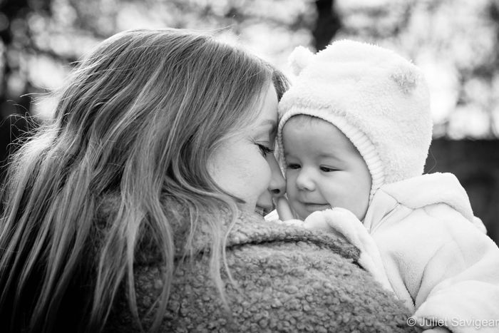 Smiley Three Month Old Baby Girl Photo Shoot - Balham