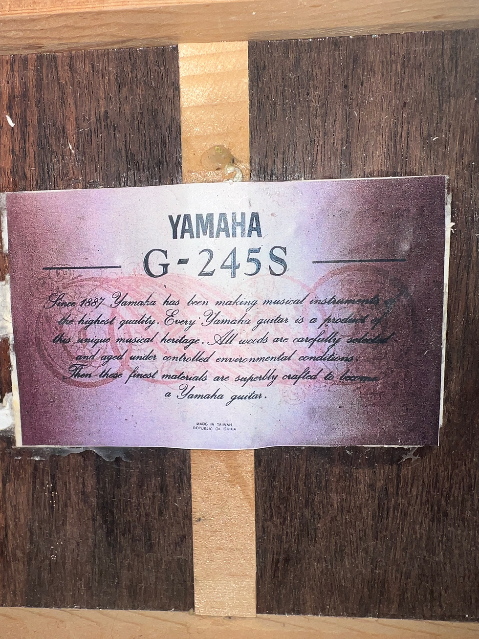 Miniature : 🎶 yamaha g-245s vintage classique – made in taiwan 🎶