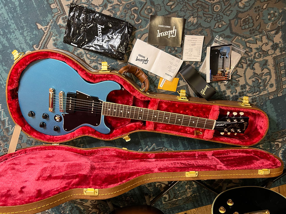 Miniature : GIBSON Les Paul Special Double Cut "Rick Beato Signature " TV Blue Mist 2022