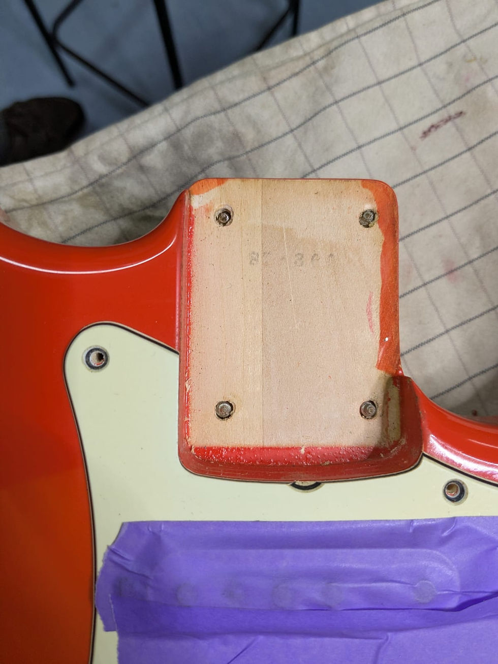 Miniature : 🎸 FENDER STRATOCASTER ST360 – MADE IN JAPAN – 1993/94 – FIESTA RED – SLAB BOARD