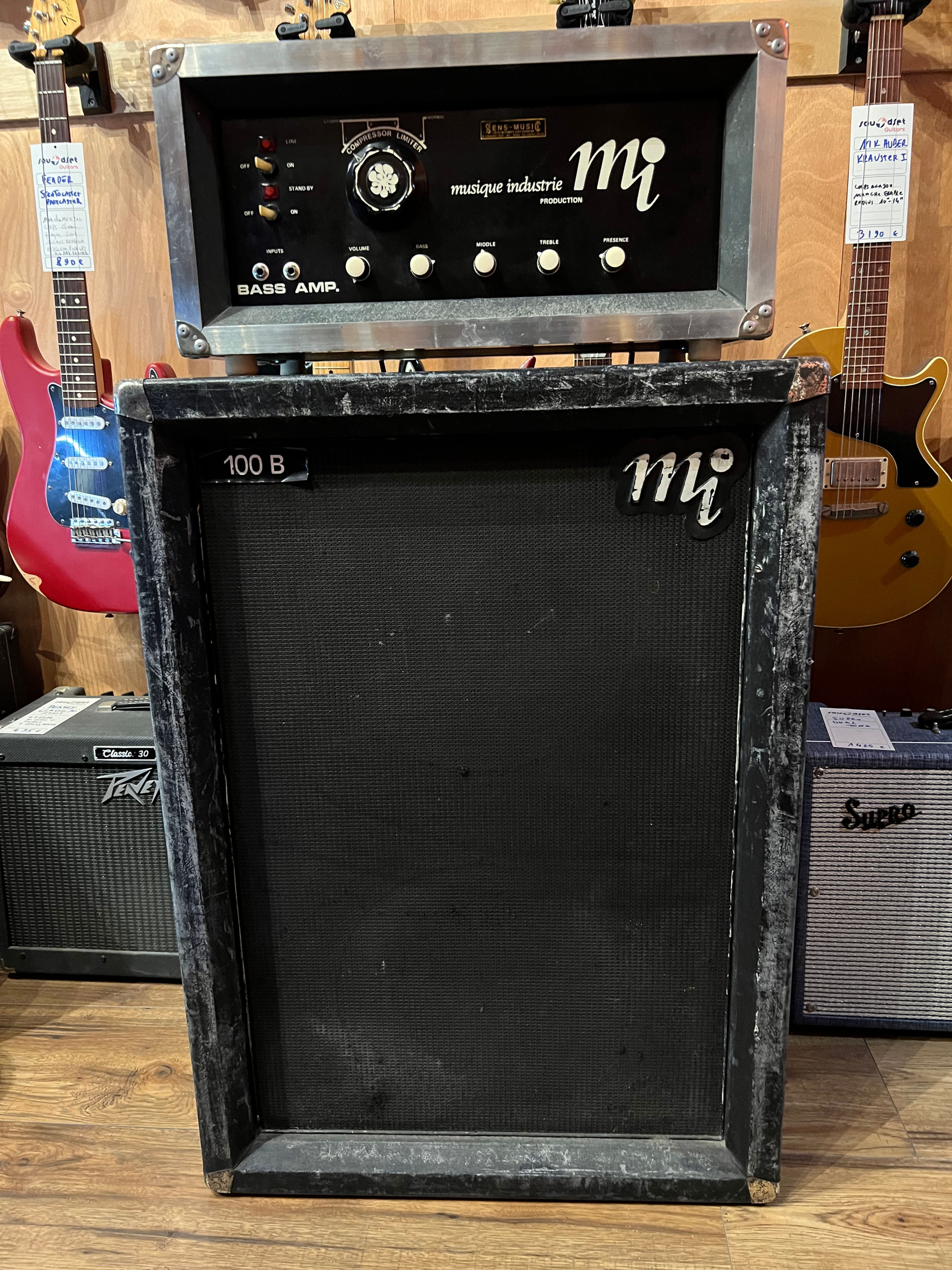 Musique Industrie MI100 ampli basse vintage