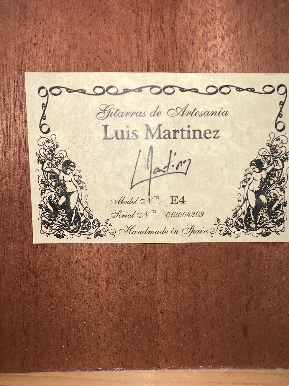 Miniature : 🇪🇸 guitare classique luis martinez e4 (espagne) 🇪🇸