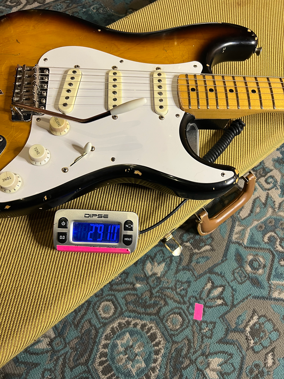 Miniature : STRATOCASTER 1954' REISSUE heavy relic By Franck HENRY Luthier