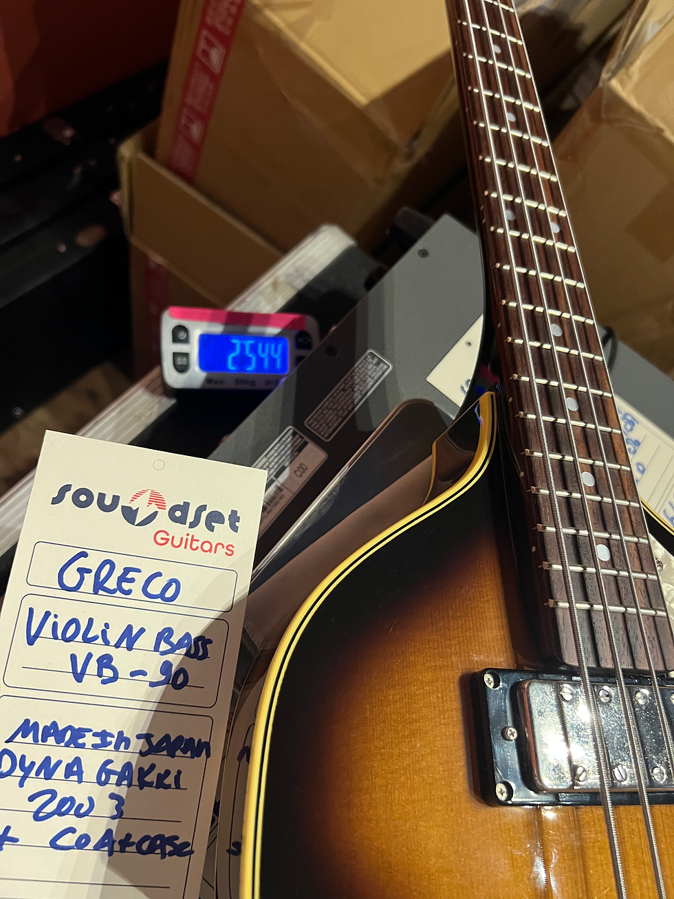 Miniature : GRECO VB-90 « VIOLIN BASS » – MINT CONDITION – 2003