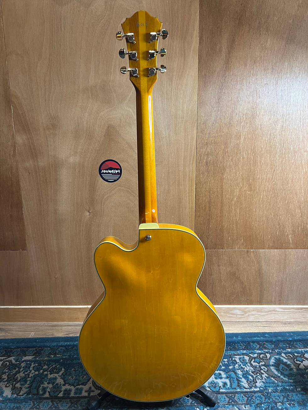 Miniature : IBANEZ  Pat Metheny PM2-AA (2012) - natural - Signature Jazz Élégance !