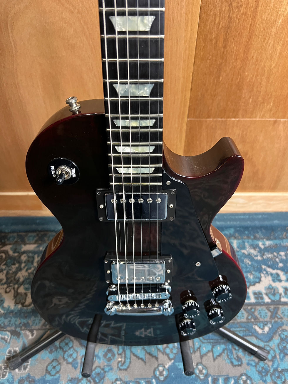 Miniature : 🎸 GIBSON LES PAUL STUDIO 1992 – COLLECTOR GRADE – WINE RED FLAME