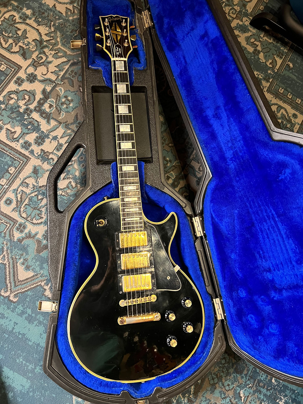 Miniature : GIBSON Les Paul custom black beauty 1976-1977
