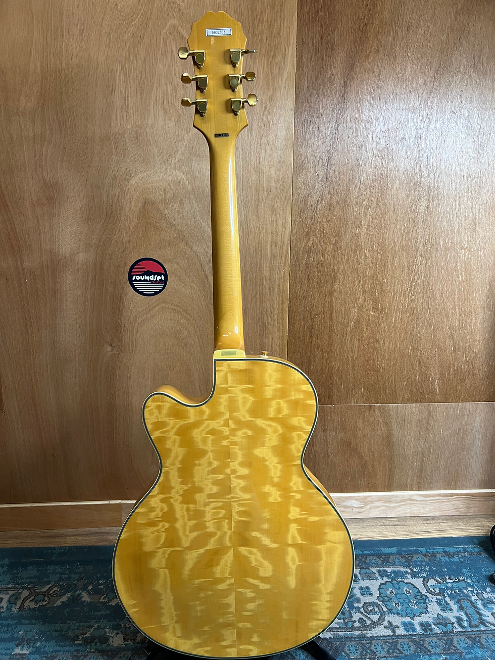 Miniature : 👑 GUITARE JAZZ ARCHTOP EPIPHONE EMPEROR VINTAGE 1990 👑