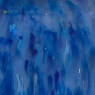 Blue recycled plastic