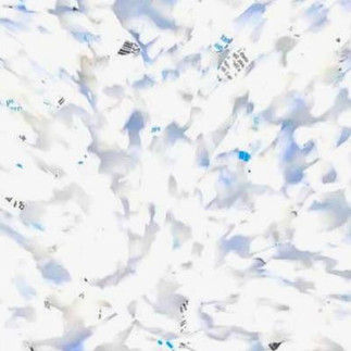 recycled plastic with clear, white and grey