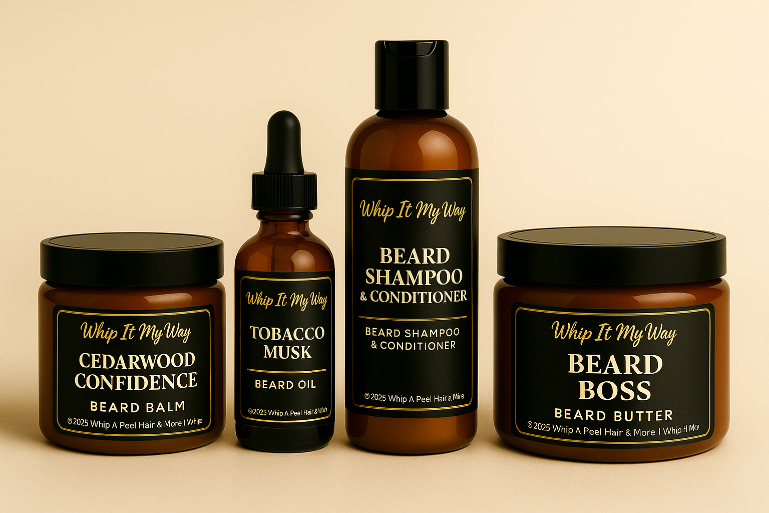 Whip It My Way™️ Beard Care Collection Set 