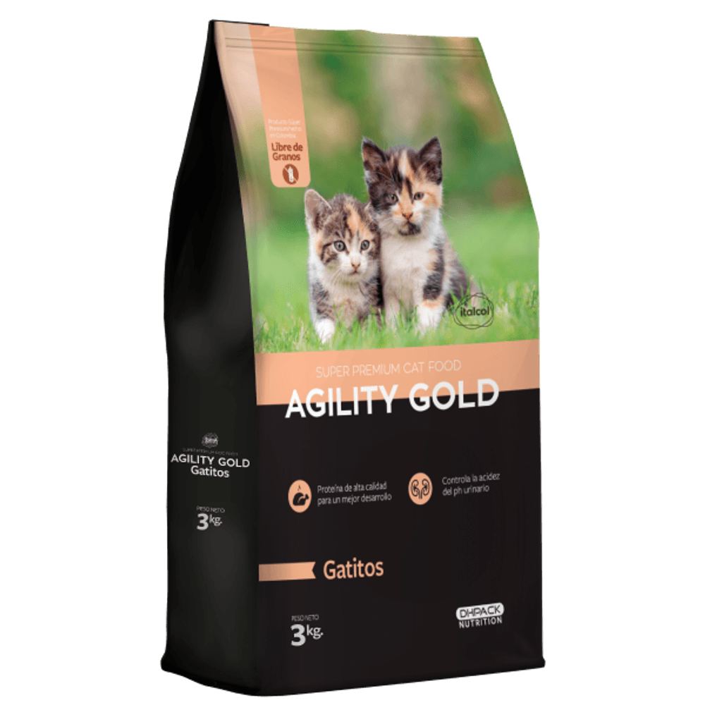 Agility gold alimento seco para gatitos