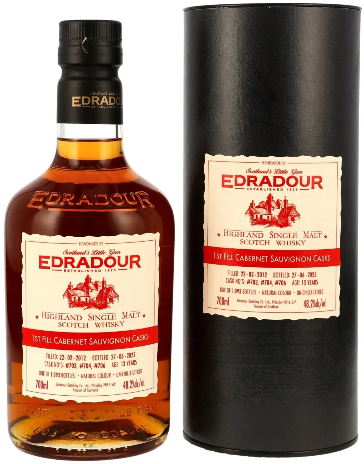 סינגל מאלט וויסקי אדראדור קברנה סוביניון | SINGLE MALT EDRADOUR C.S CASK