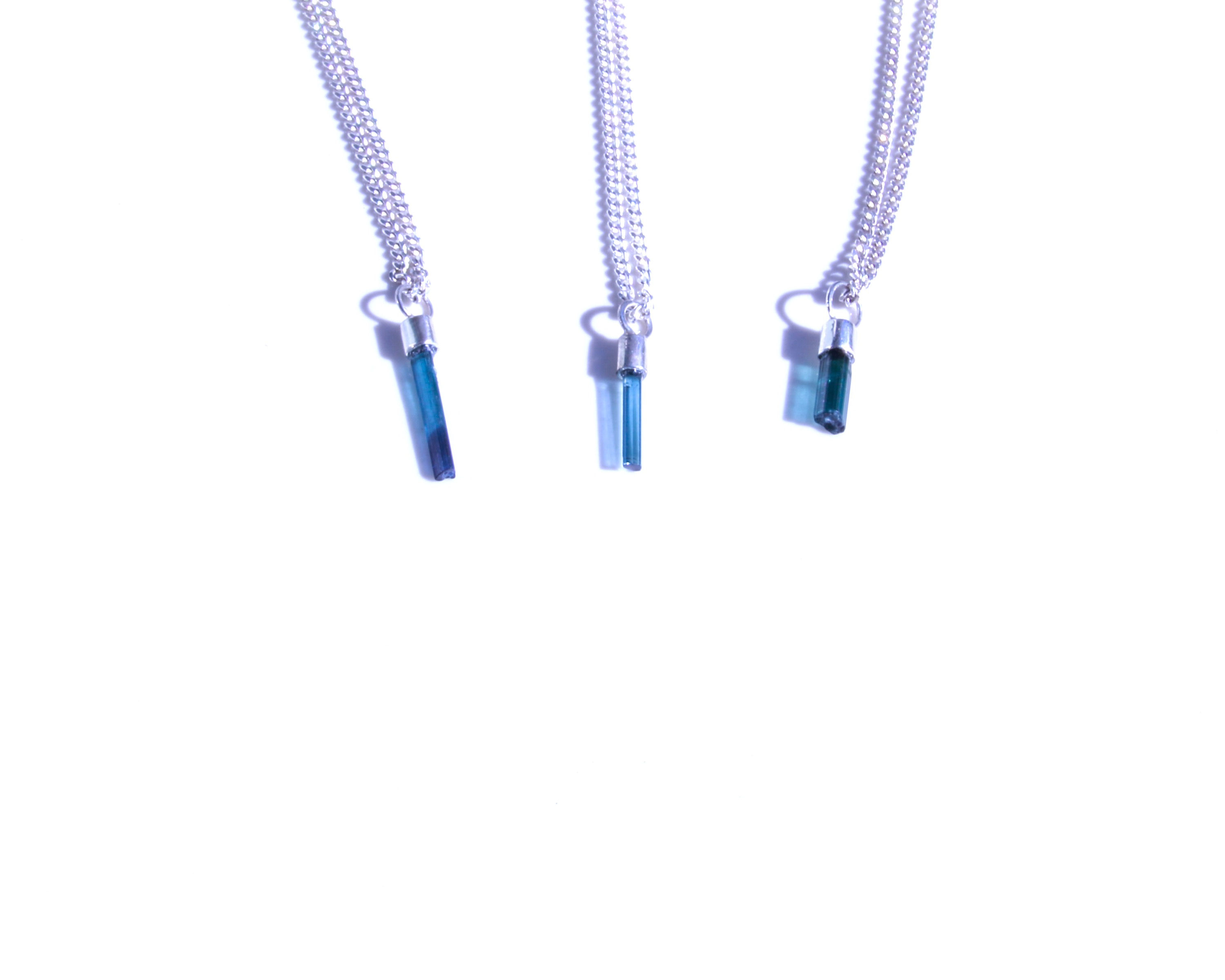 Blue Tourmaline Pendant
