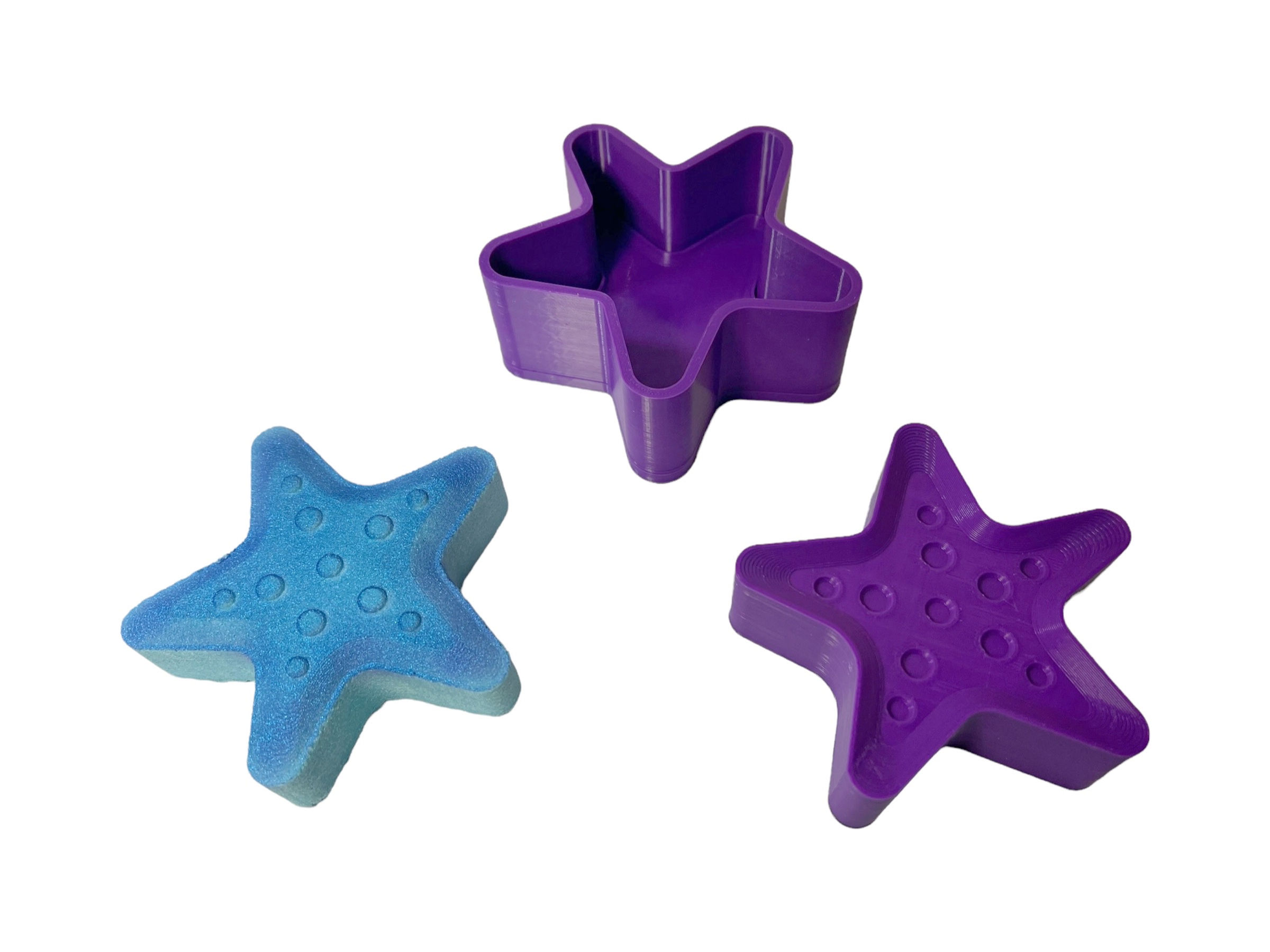 Moule pour Bombe de Bain - Étoile de Mer (Bath Bomb Mold - Starfish)