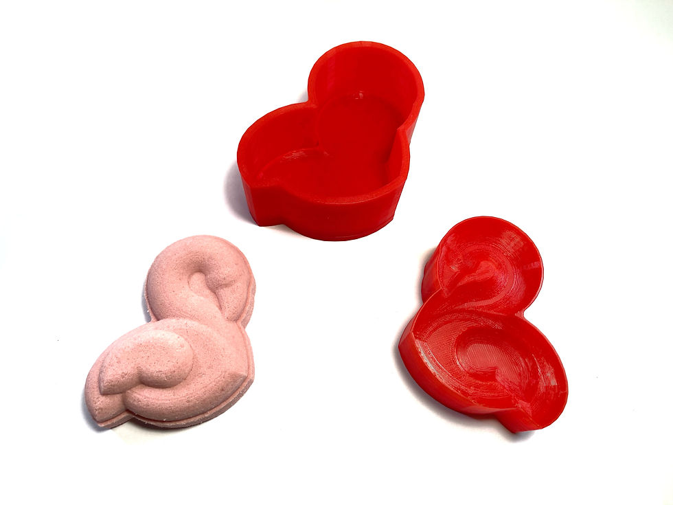 Moule pour Bombe de Bain - Cygne (Bath Bomb Mold - Swan)