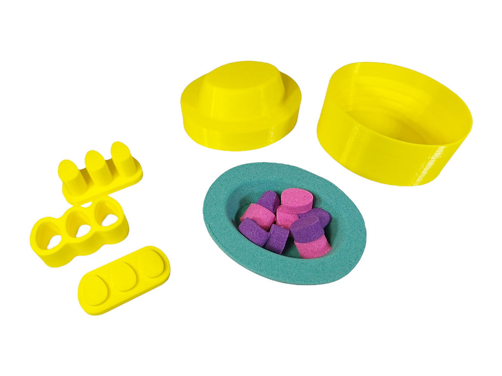 Miniature : Moule pour Bombe de Bain - Panier Ovale  (Bath Bomb Mold - Oval Basket)
