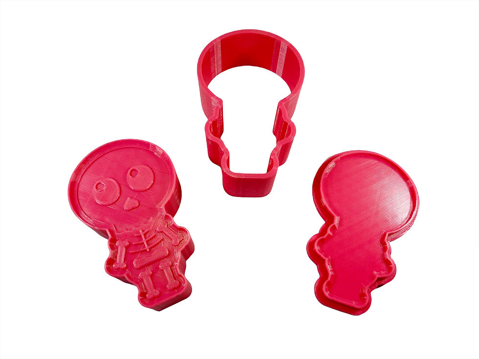 Moule pour Bombe de Bain - Squelette (Bath Bomb Mold - Skeleton)