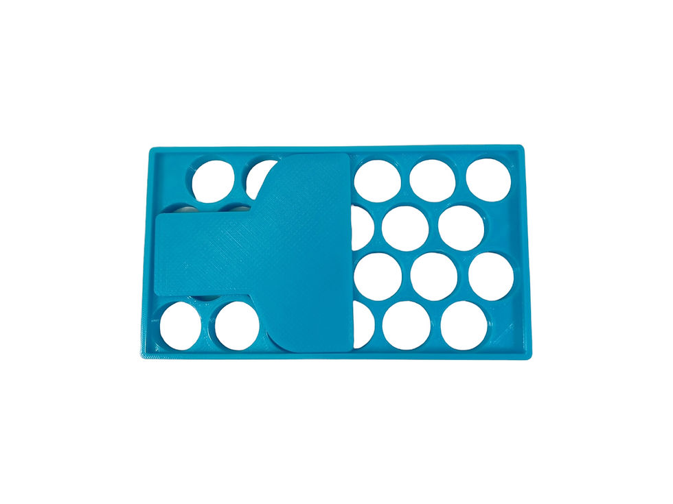 Miniature : Plaque de remplissage pour tubes de Baume à lèvres - Format Régulier