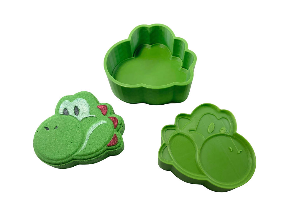 Moule pour Bombe de Bain - Yoshi (Bath Bomb Mold - Yoshi)