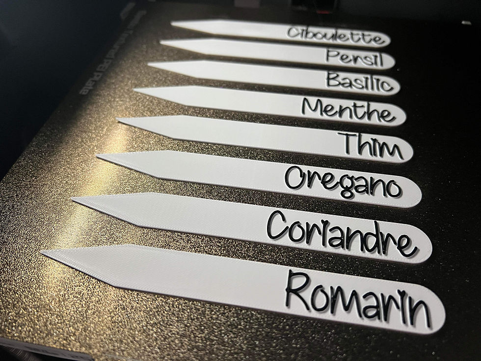 Miniature : Identifications pour fines herbes - (Fines Herbs Tags)