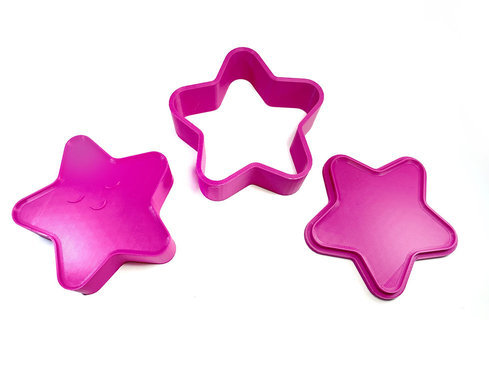 Miniature : Moule pour Bombe de Bain - Étoile Souriante