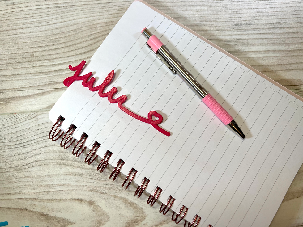 Miniature : Signet Prénom (Custom Name Bookmark)