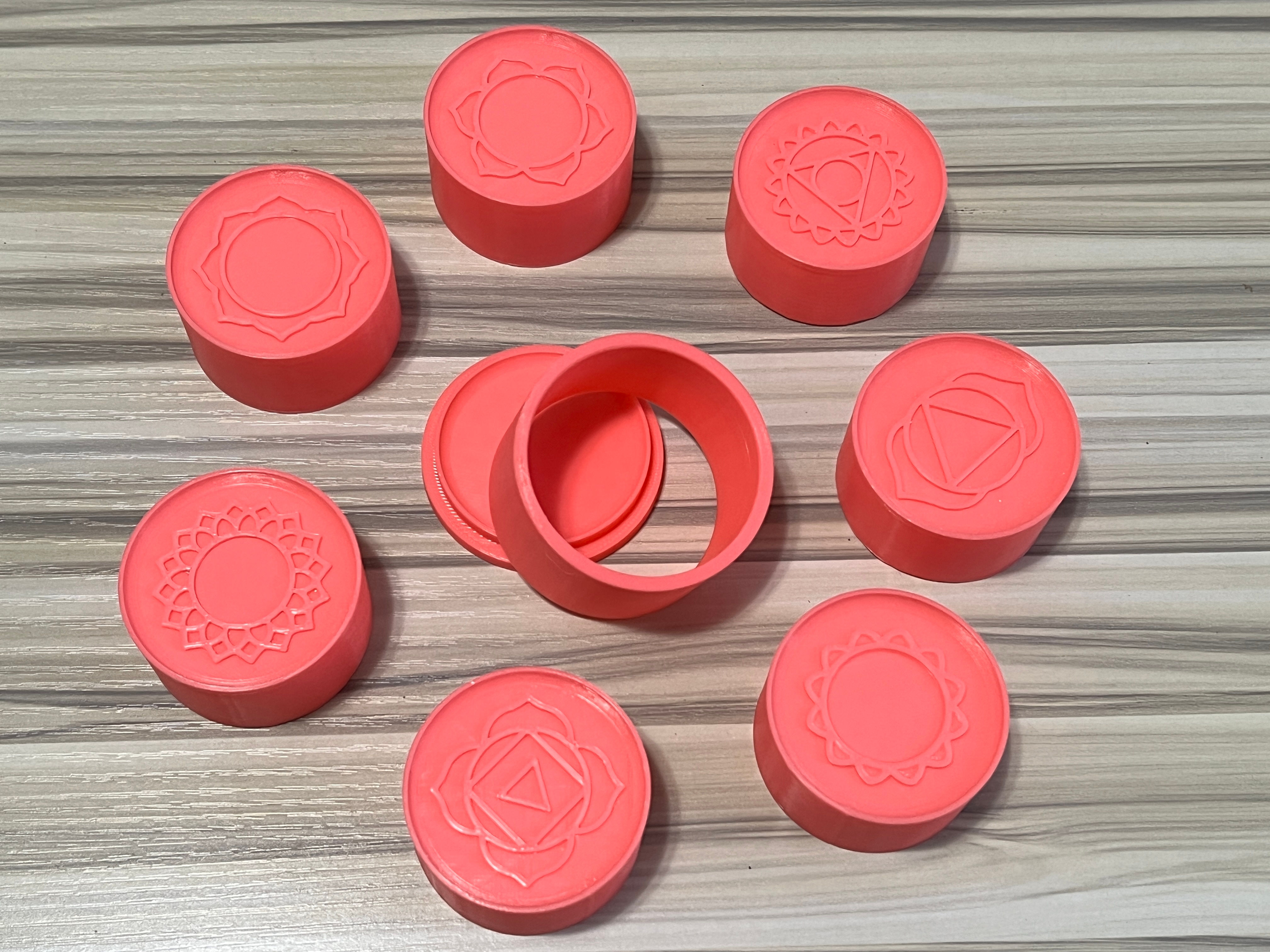 OUPS Moule pour Bombes de Bain - Chakras