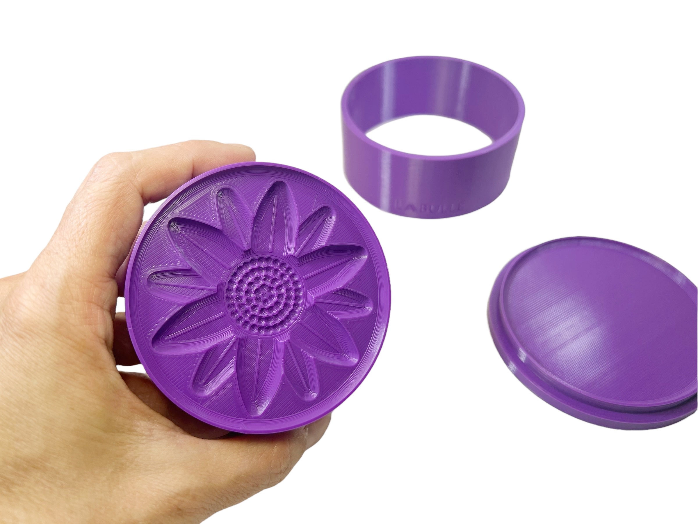 Insert for Round Universal Mold - 3D Daisy