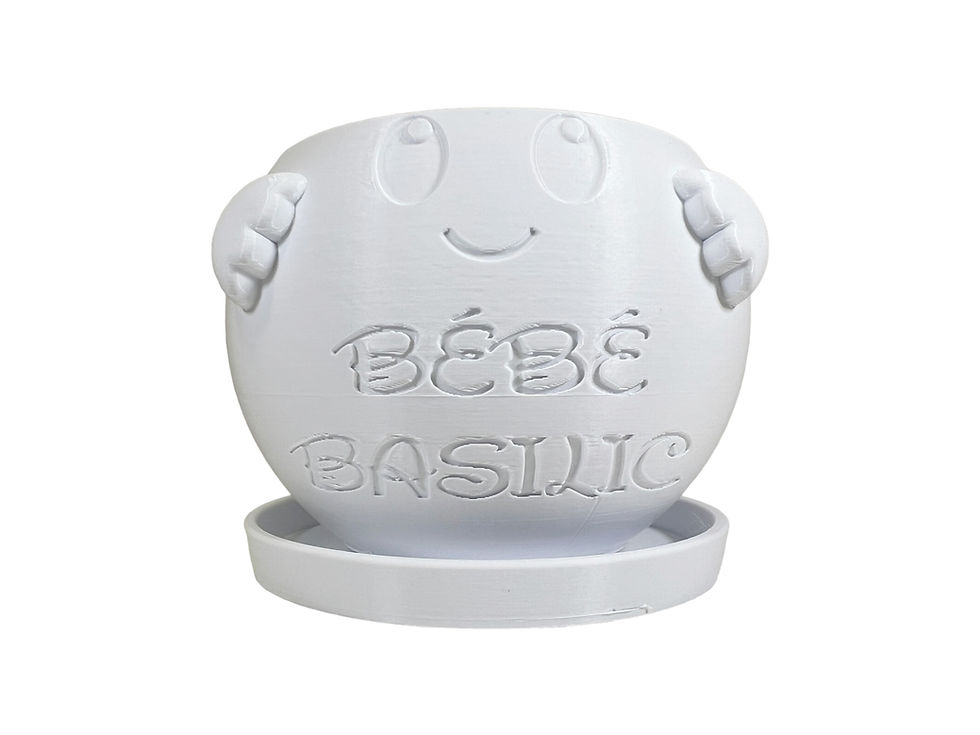 Miniature : Pot à jardinage - Sphère - Bébé Basilic (Planter - Sphere - Baby Basil)