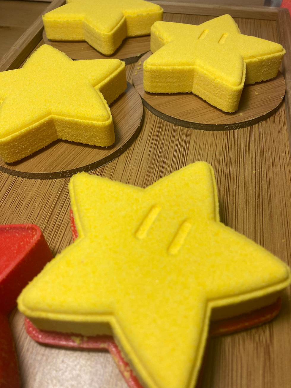 Miniature : Moule pour Bombe de Bain - Étoile (Bath Bomb Mold - Star)