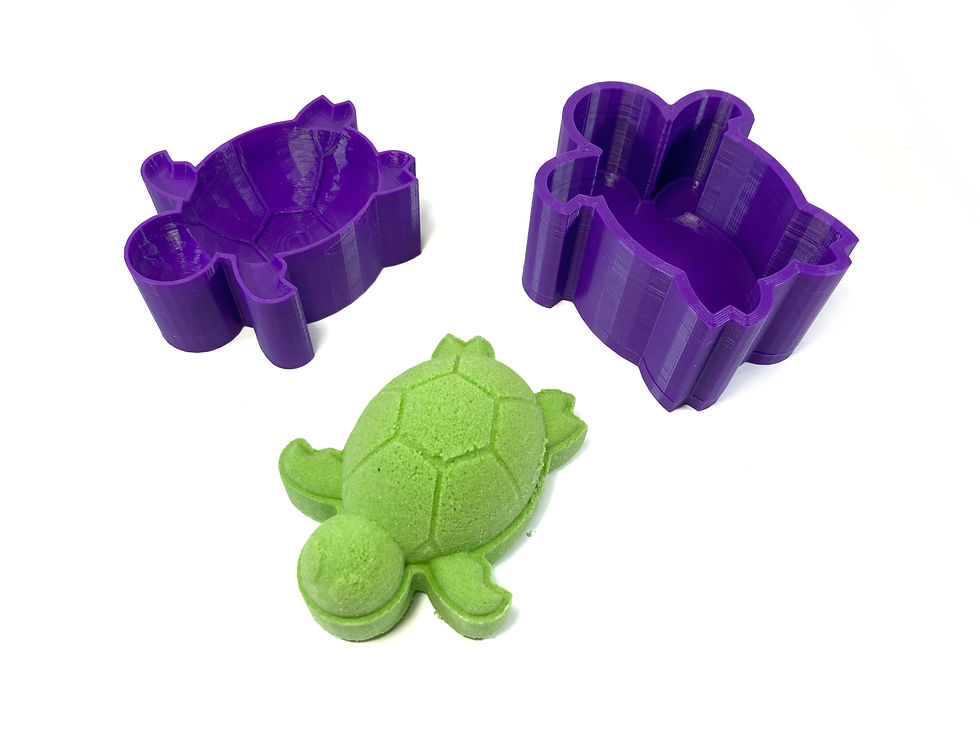 Moule pour Bombe de Bain - Tortue (Bath Bomb Mold - Turtle)