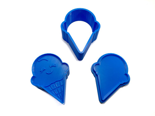 Moule pour Bombe de Bain - Cornet de Crème glacée (Bath Bomb Mold - Ice