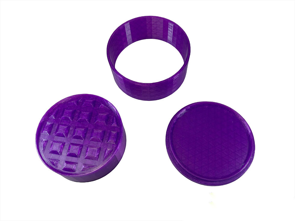 Miniature : Moule pour Bombe de Bain - Gauffre (Bath Bomb Mold - Waffle)