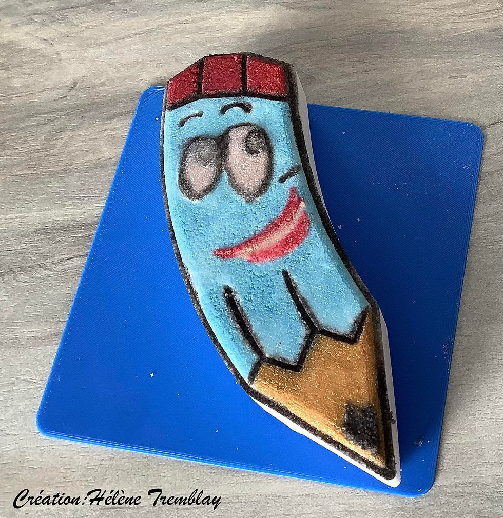 Thumbnail: Bath Bomb Mold - Smiley Pencil