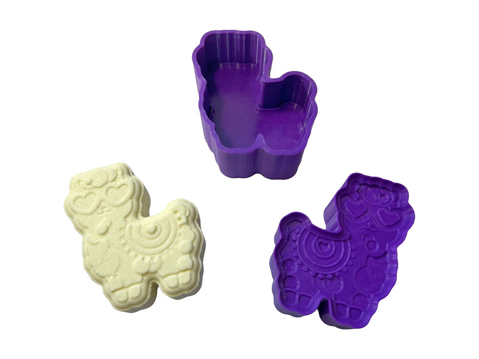 Thumbnail: Bath Bomb Mold - Llama with Glasses