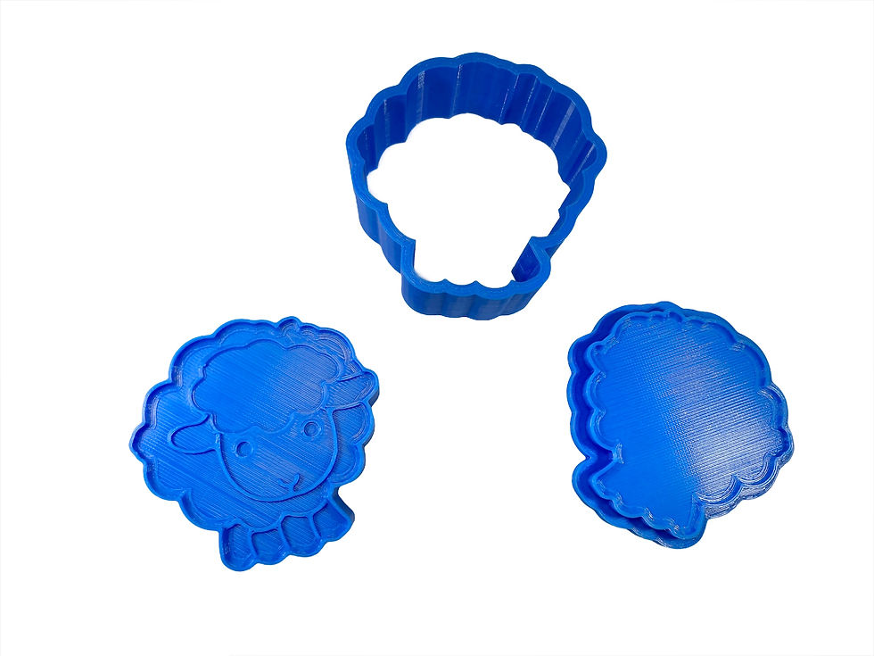 Moule pour Bombe de Bain - Mouton (Bath Bomb Mold - Sheep)