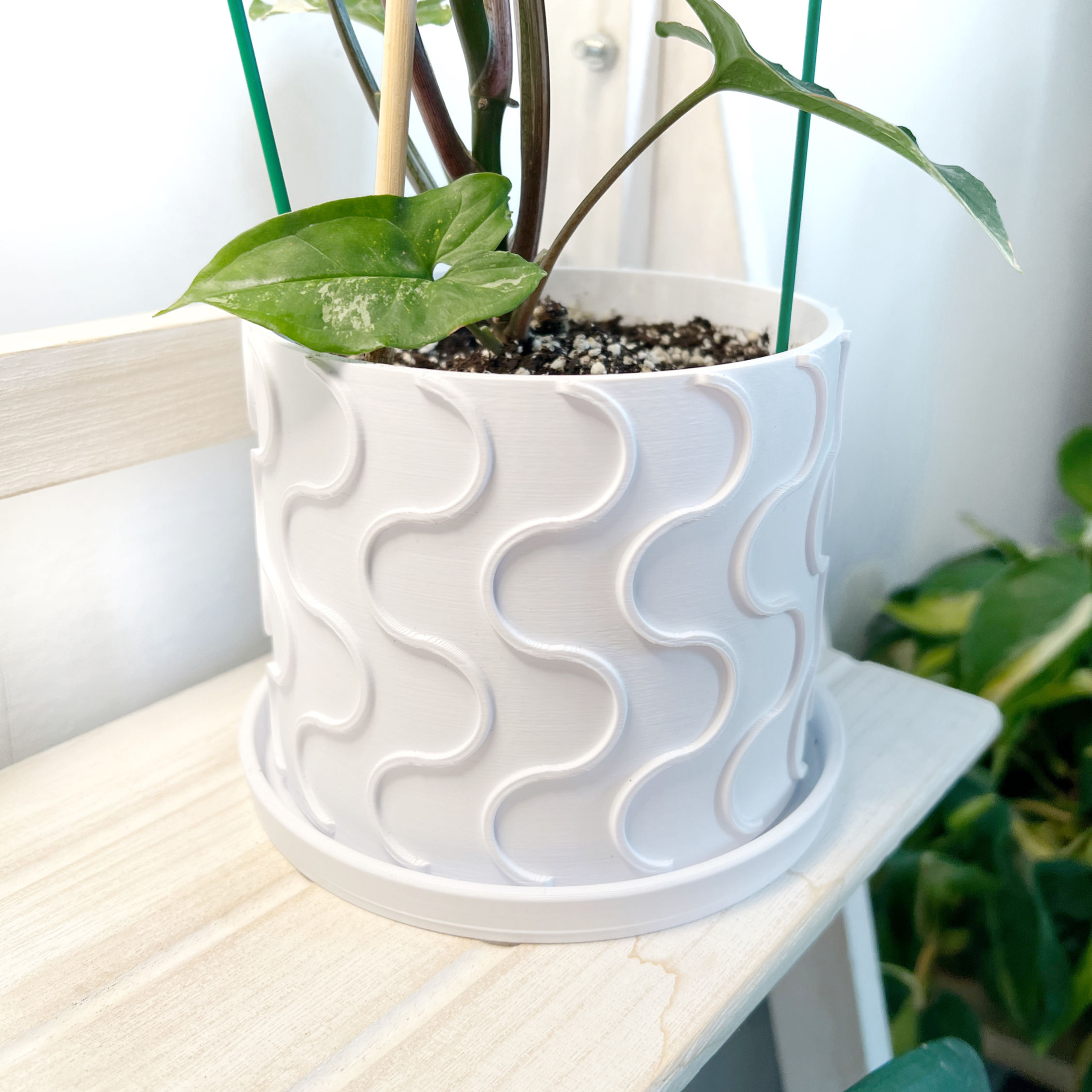 Pot à jardinage - Vagues (Planter - Waves)