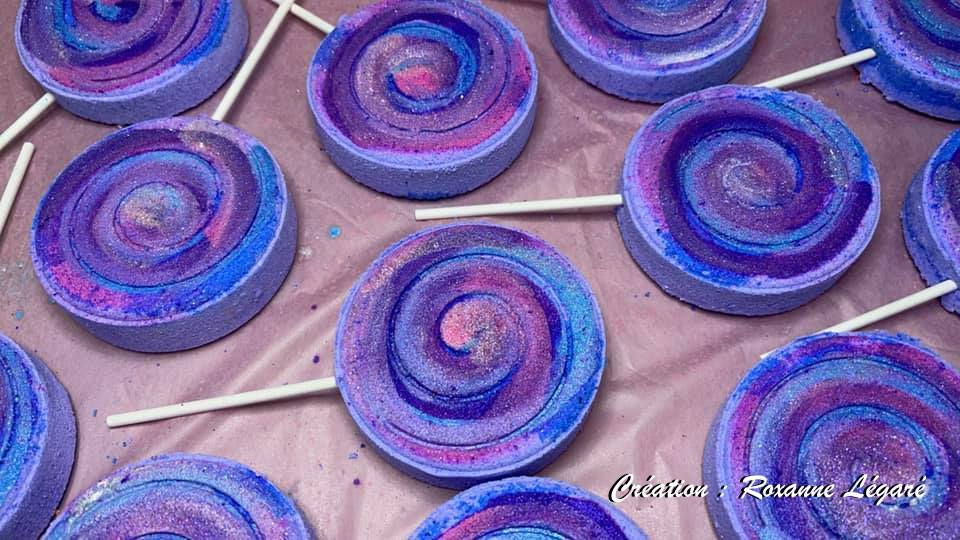 Miniature : Moule pour Bombe de Bain - Suçon (Bath Bomb Mold - Lollipop)