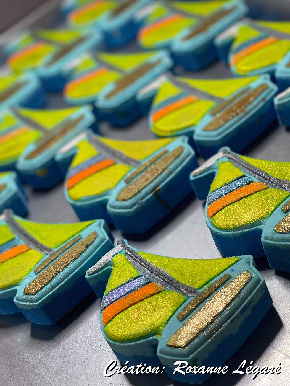 Miniature : Moule pour Bombe de Bain - Voilier (Bath Bomb Mold - Sailboat)