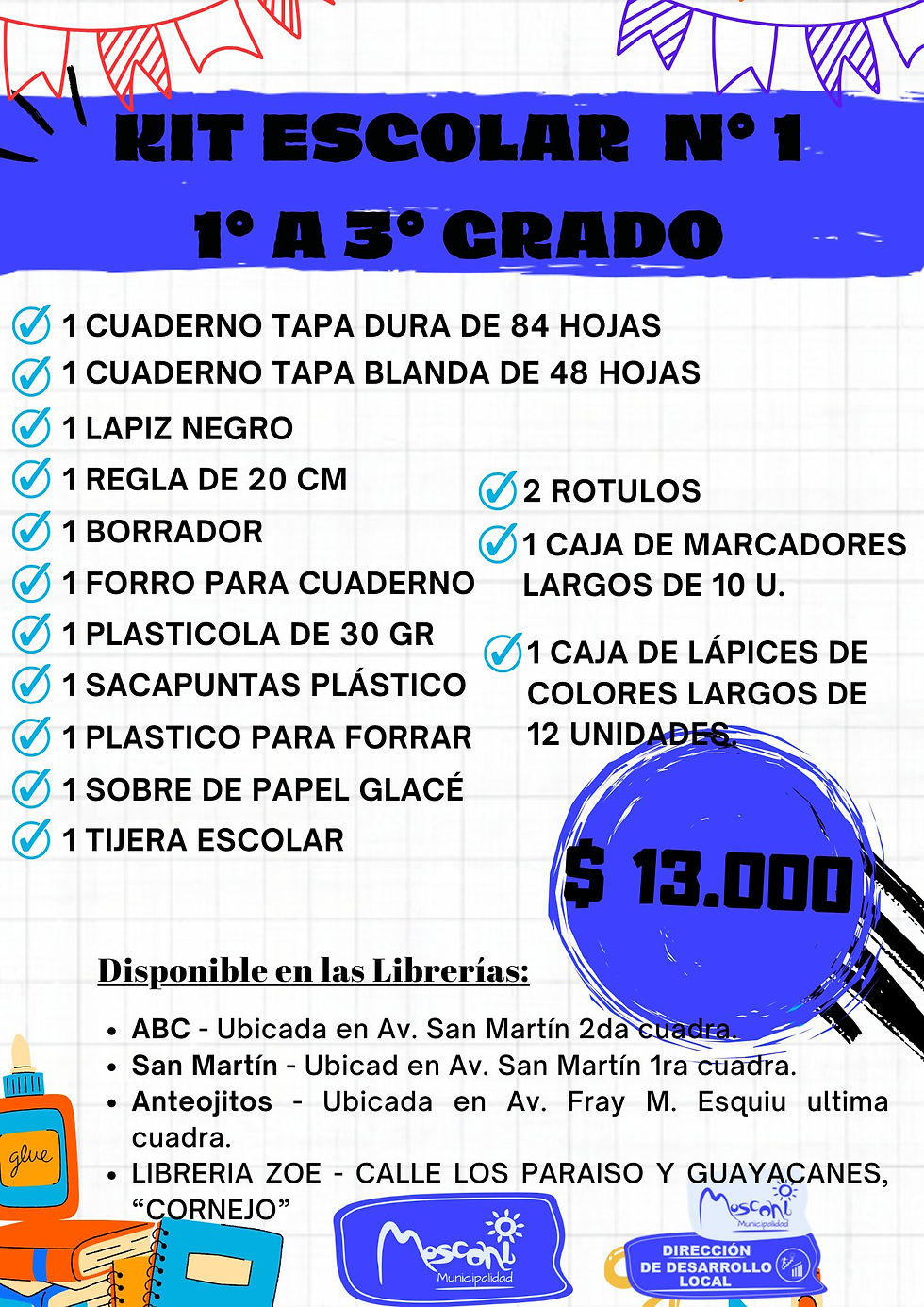 ¡VUELVEN LAS CLASES CON TODO!KIT ESCOLAR 2025 – TU MEJOR COMIENZO