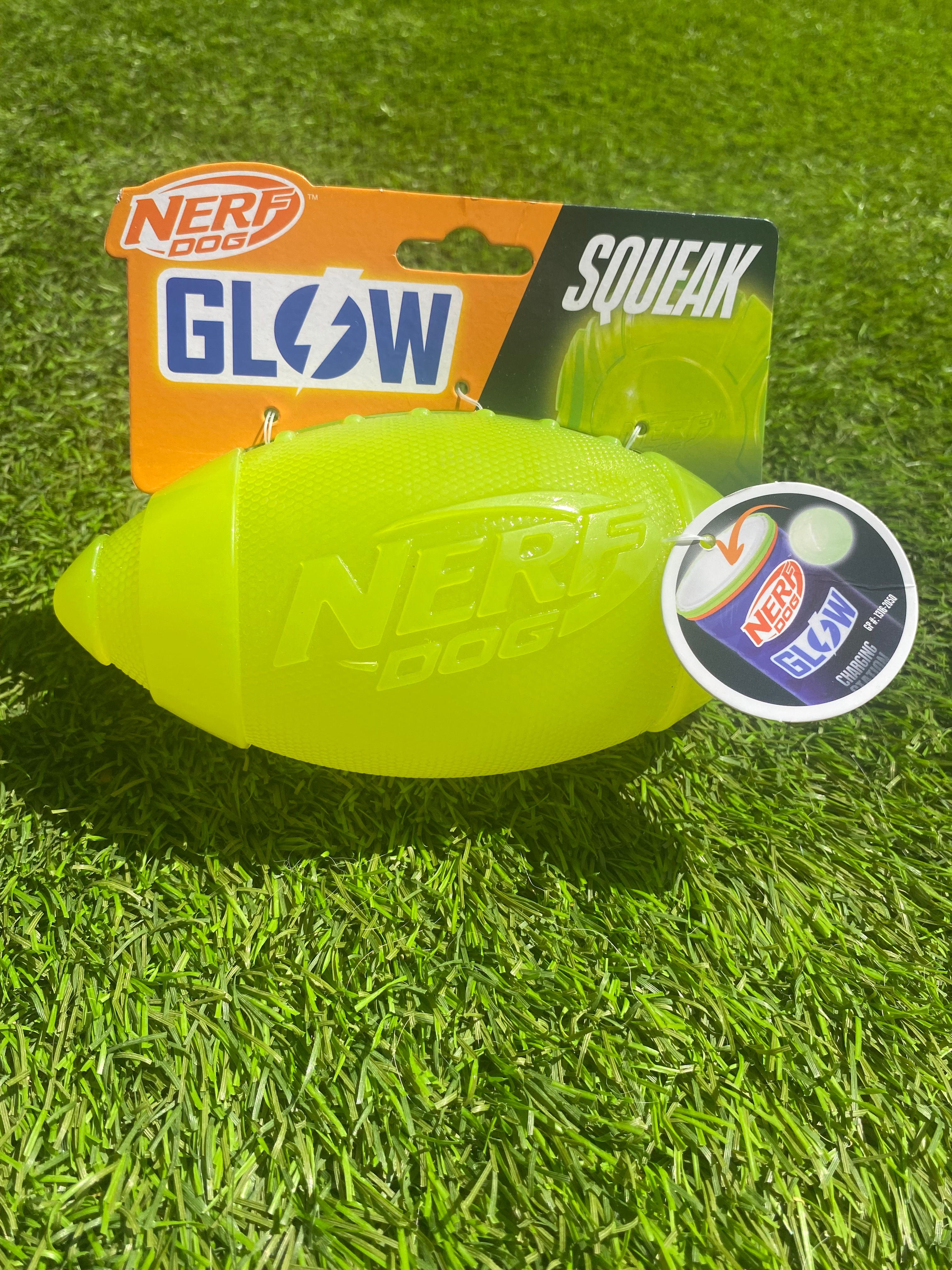 Green NERF American football