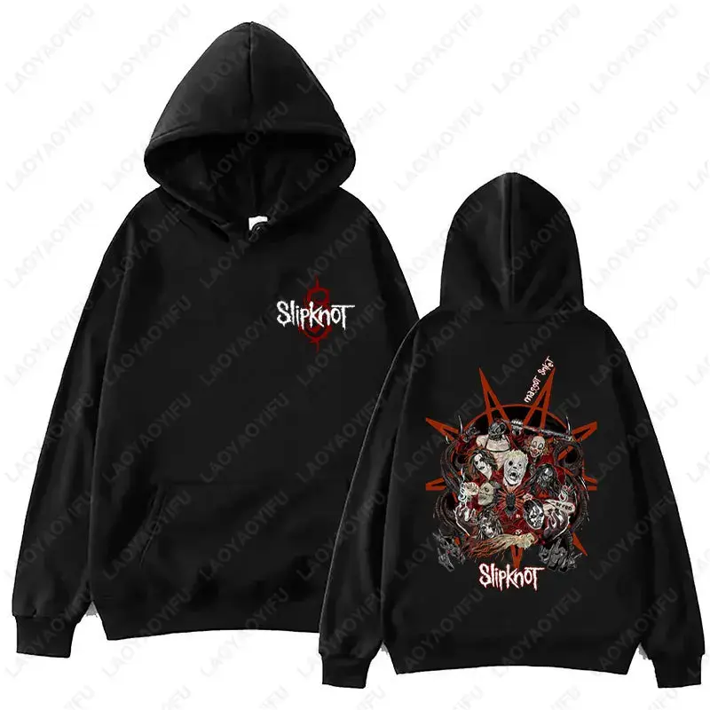 New Retro Casual Style S-Slipknot Rock Band Women Men Hoodie Sweatshirts Casual
