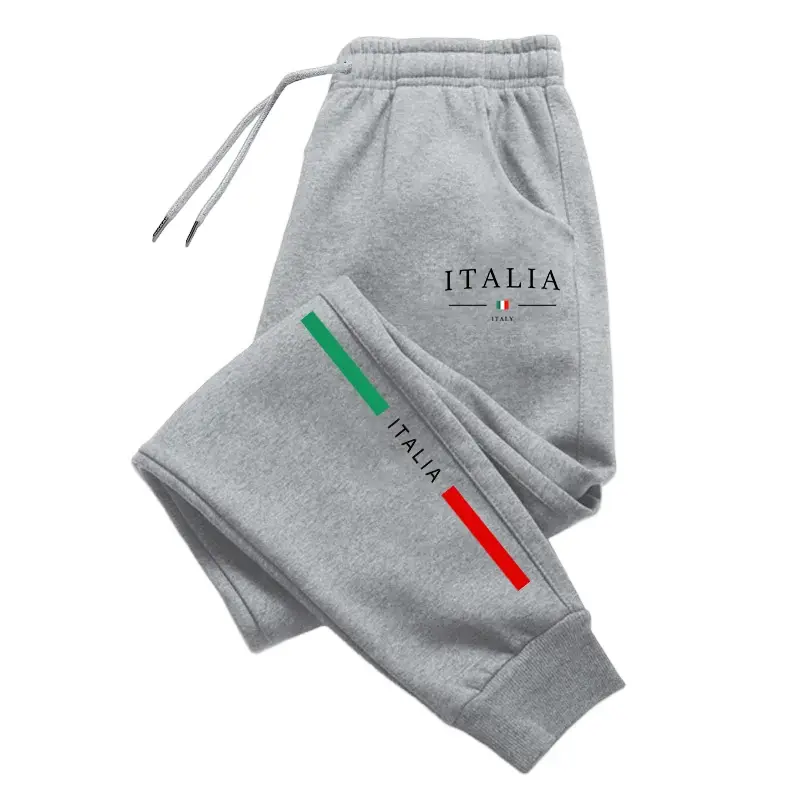 Miniatura: 2025 Hot Sale Italy Print Sweatpants High Quality Male Daily Casual Sports Jogge
