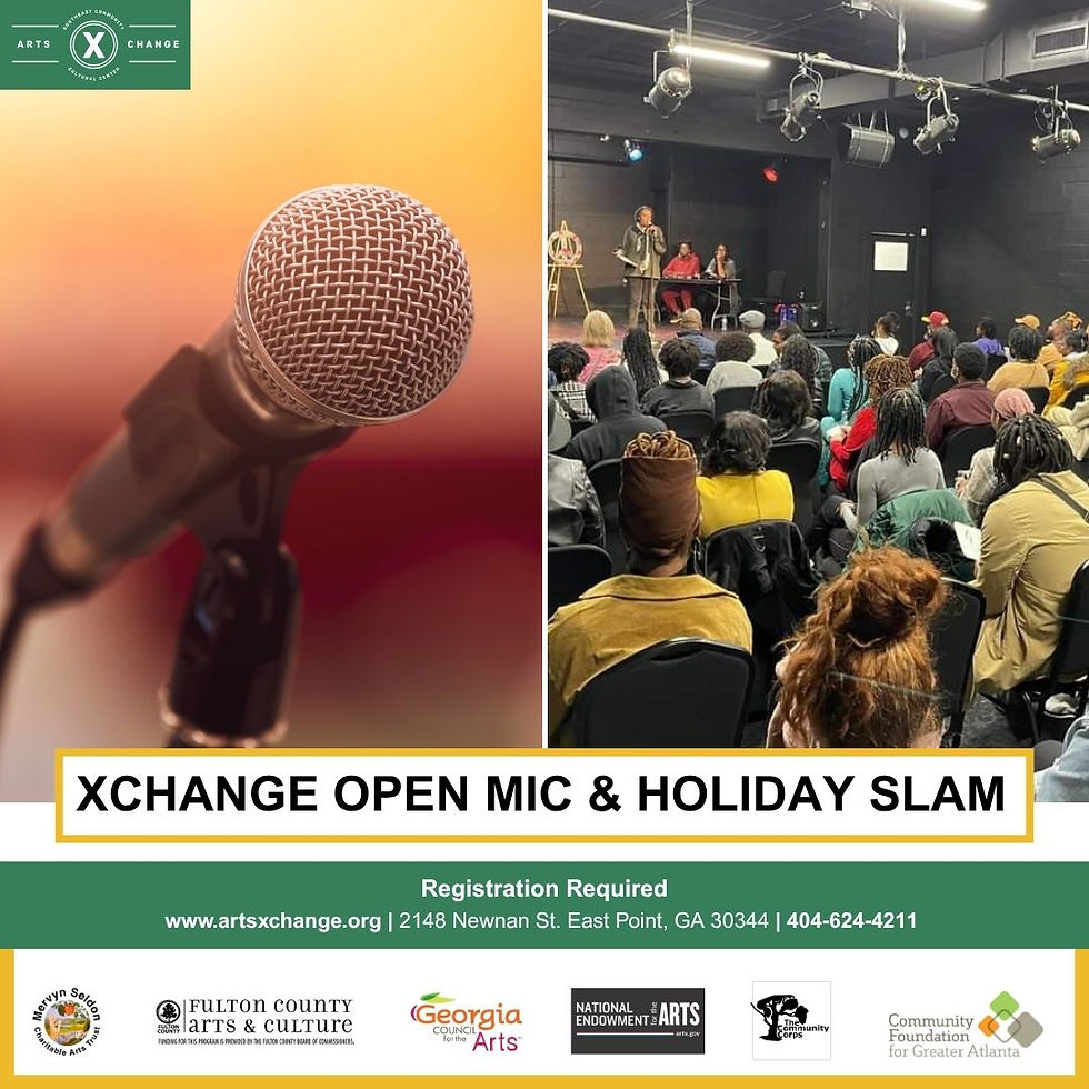 XChange Open Mic and Holiday Slam