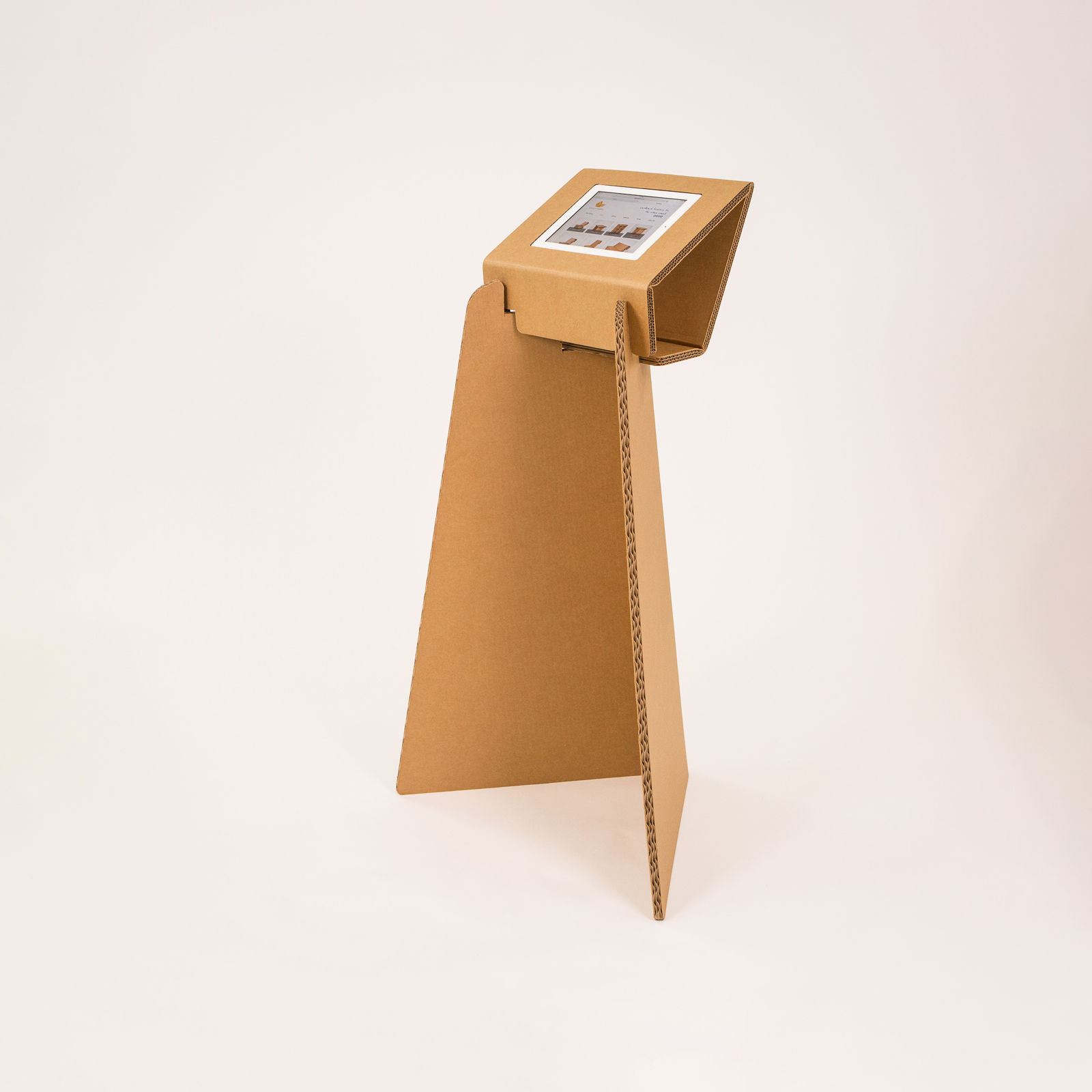 Cardboard iPad Stand