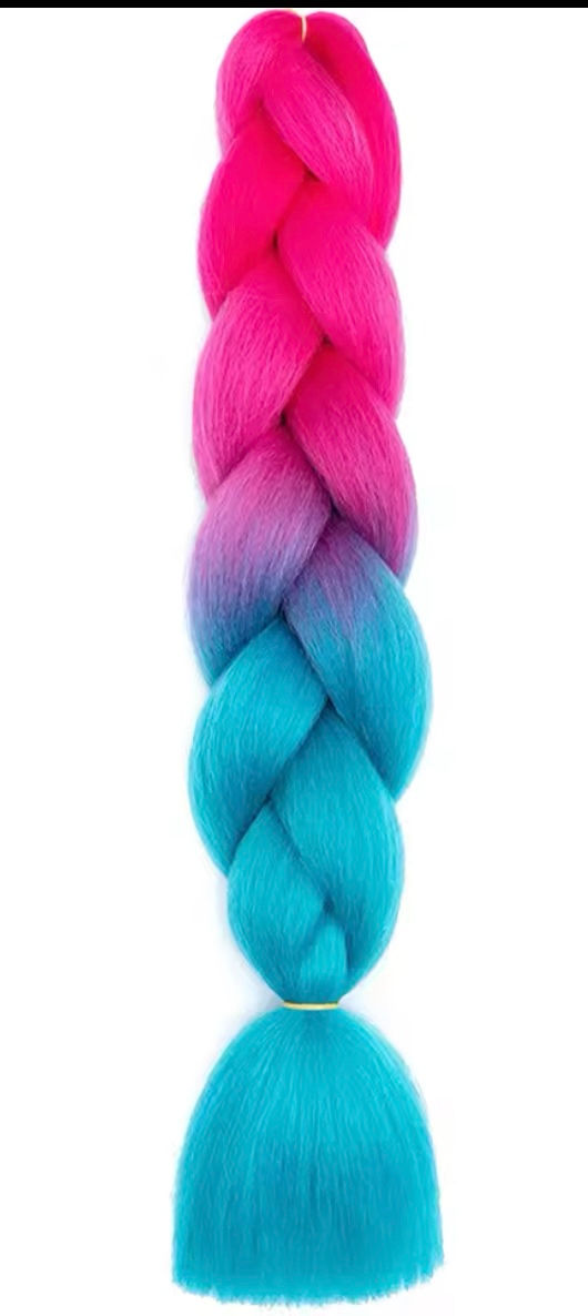 Thumbnail: Mermaid Braids - 24 inch synthetic extensions 