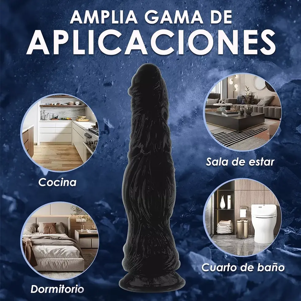 Miniatura: Consolador Derechito Realista Pene Animale Grande Con Ventosa 15-24cm