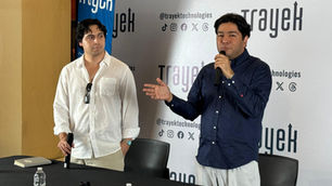 Reynolds Moyer (Director General) y Mario Tello (Director Jurídico), cofundadores de TRAYEK